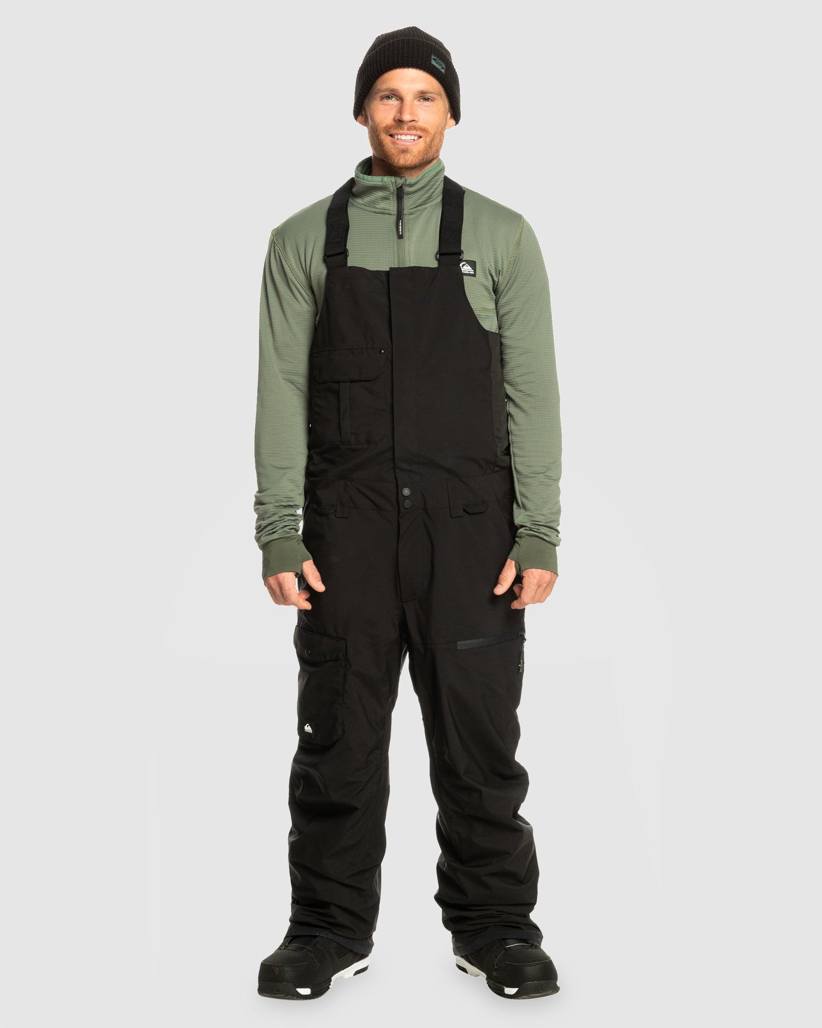 QUIKSILVER Mens Utility Technical Snow Bib Pants