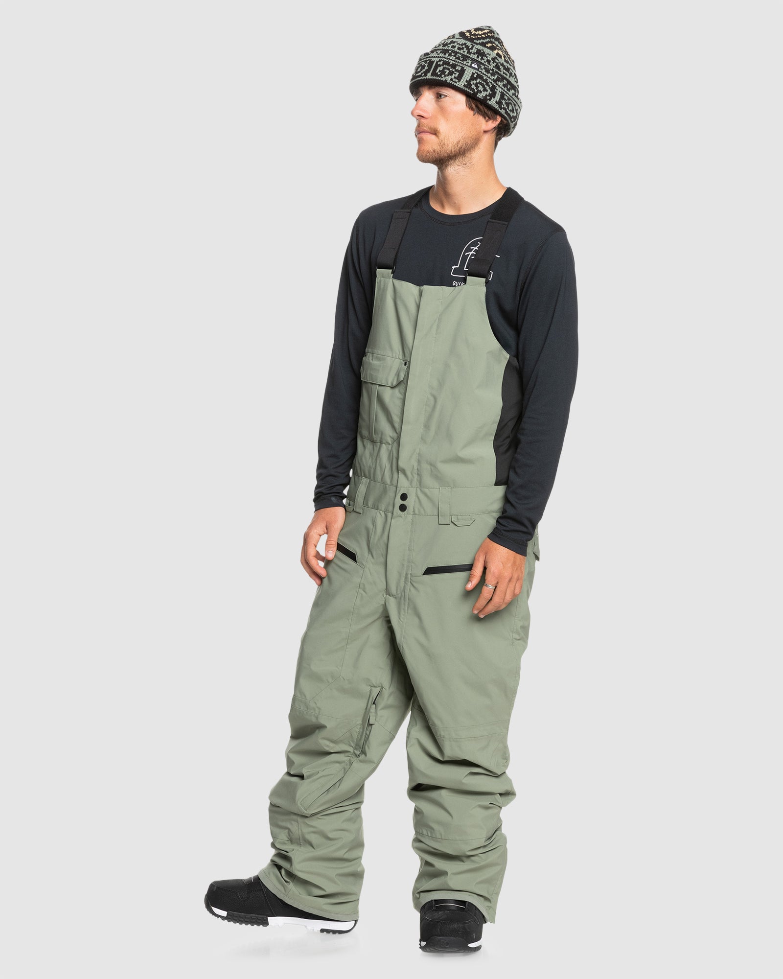 QUIKSILVER Mens Utility Bib Snow Pants