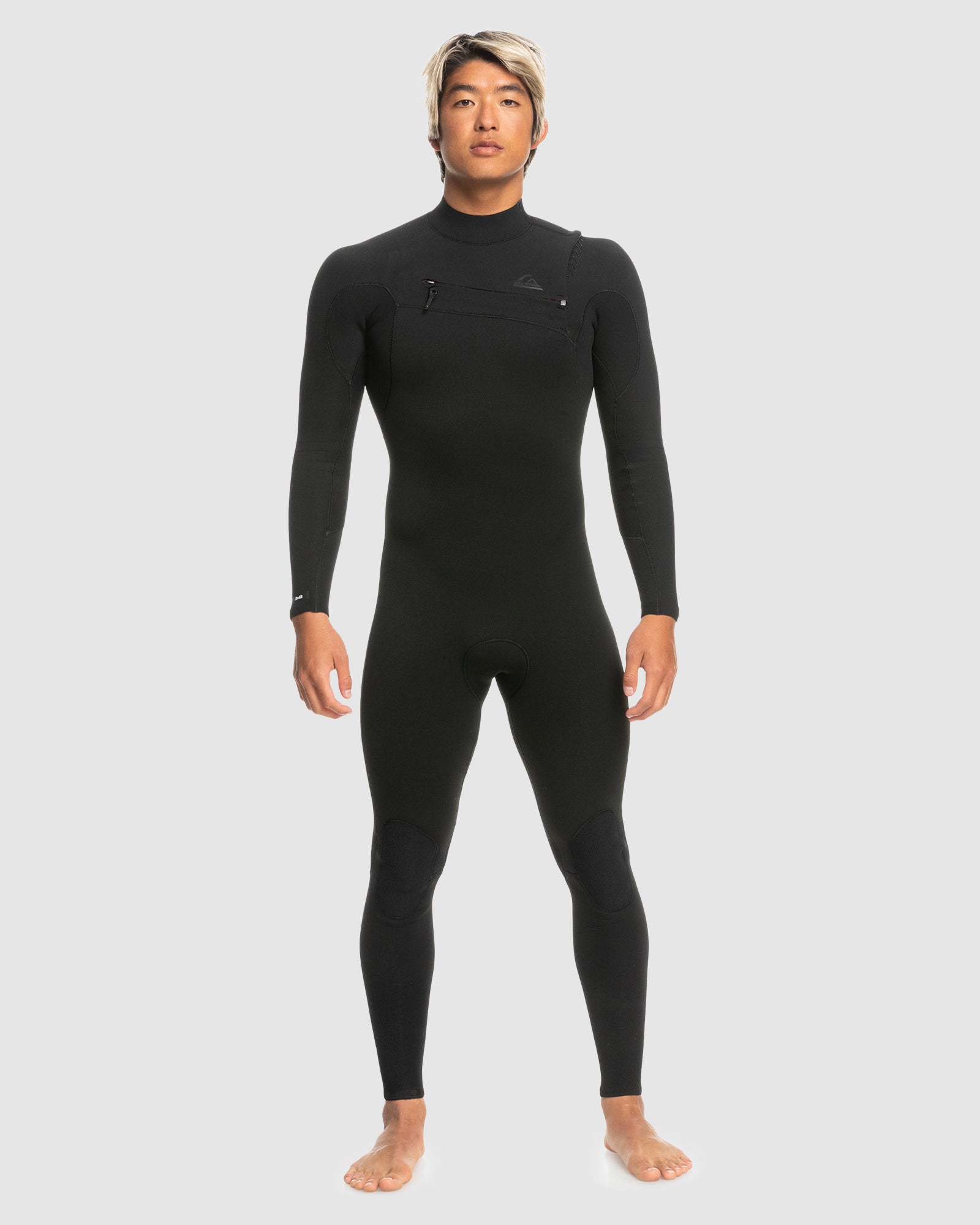 QUIKSILVER Mens 4/3mm Highline Chest Zip Wetsuit