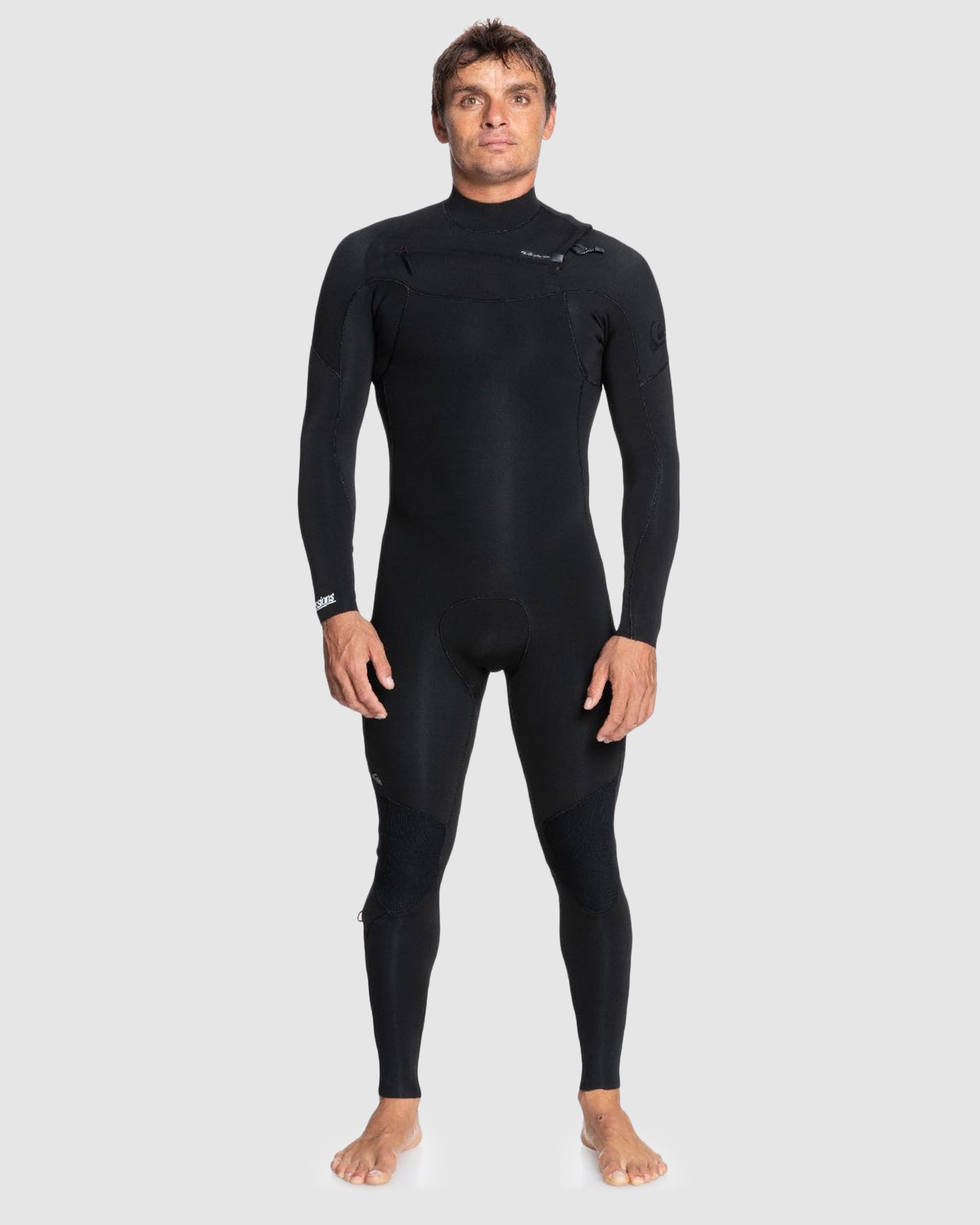 QUIKSILVER Mens 4/3mm Everyday Sessions Chest Zip Wetsuit