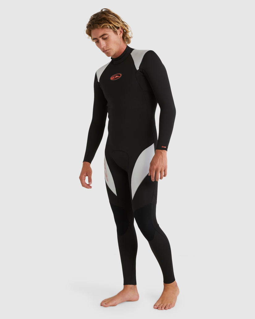 Mens 3/2mm Everyday Saturn Back Zip Wetsuit