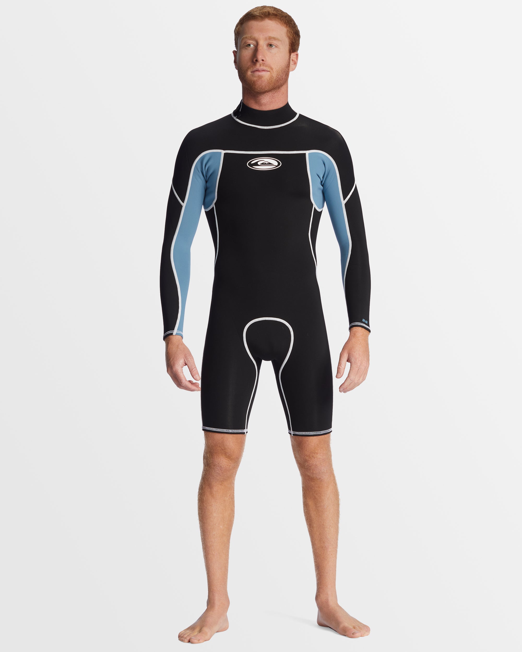 QUIKSILVER Mens 2/2mm Saturn Capsule Saturn Back-Zip Springsuit