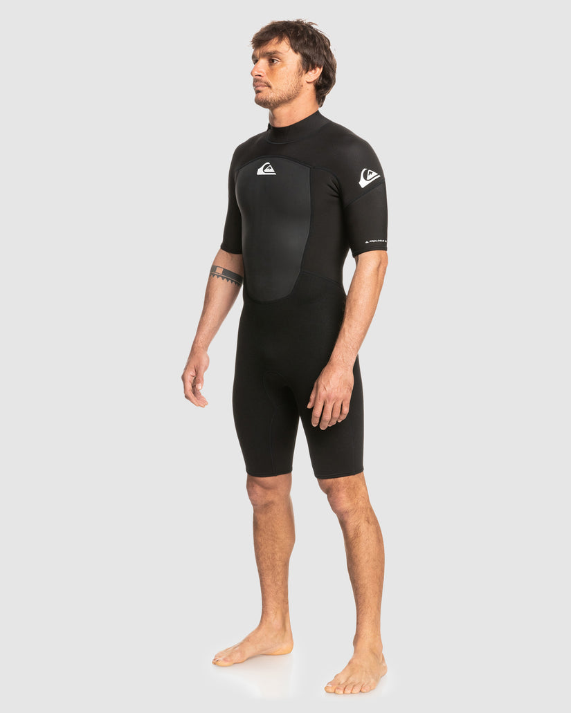 Mens 2/2mm Prologue Short Sleeve Back Zip Springsuit