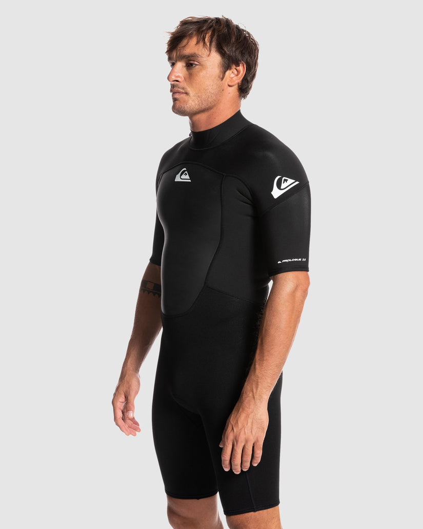 Mens 2/2mm Prologue Short Sleeve Back Zip Springsuit