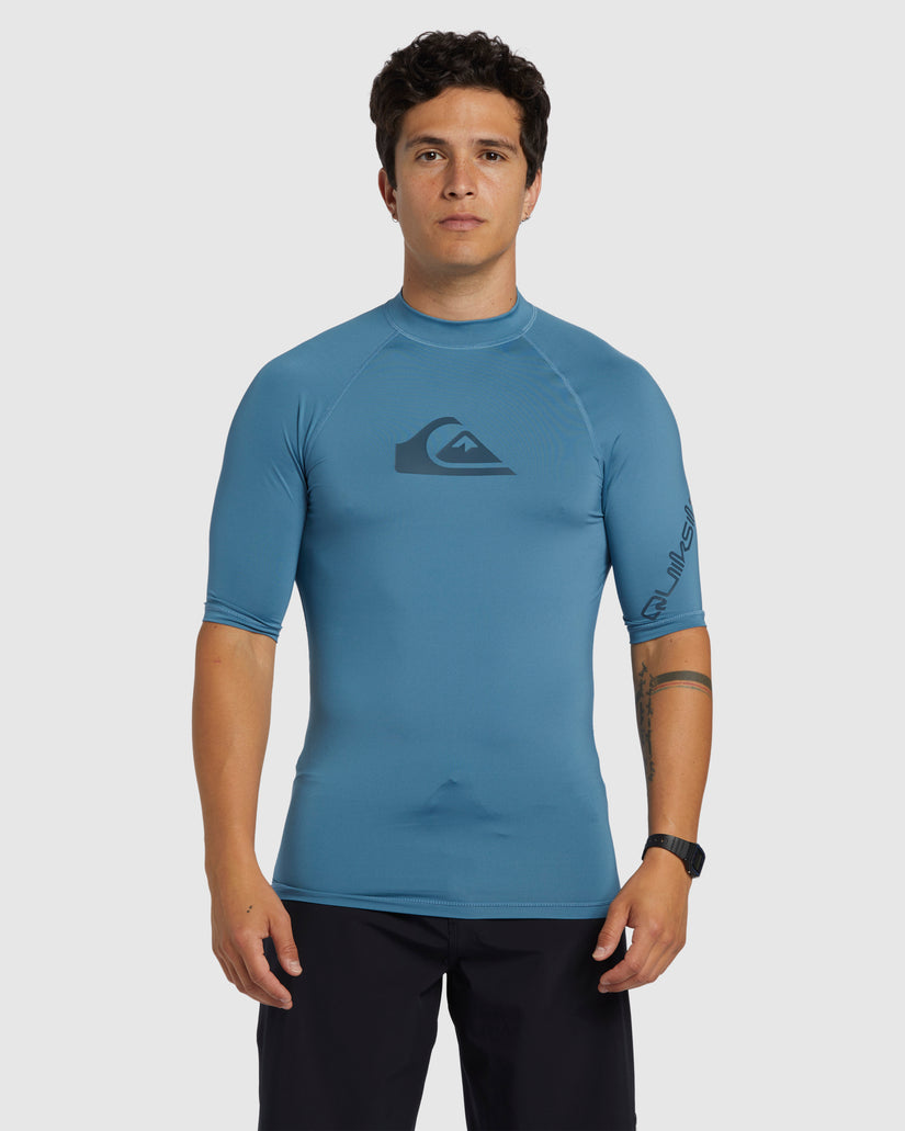 Mens All Time Short Sleeve UPF 50 Rash Vest