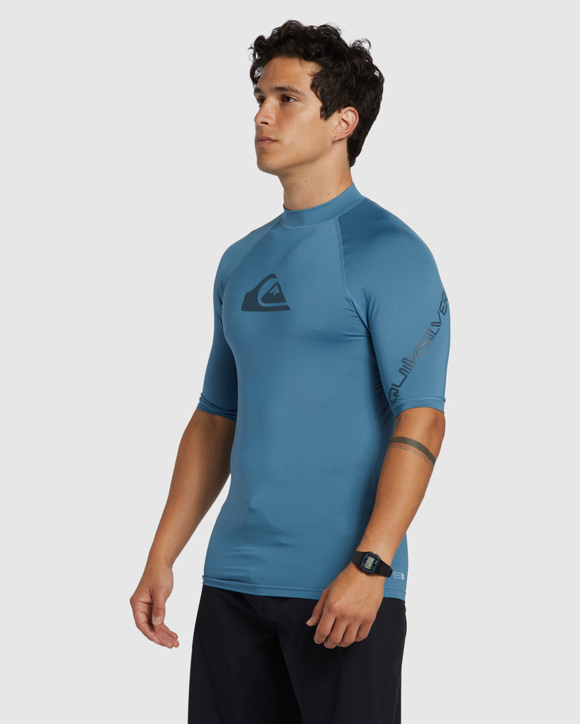 Mens All Time Short Sleeve UPF 50 Rash Vest