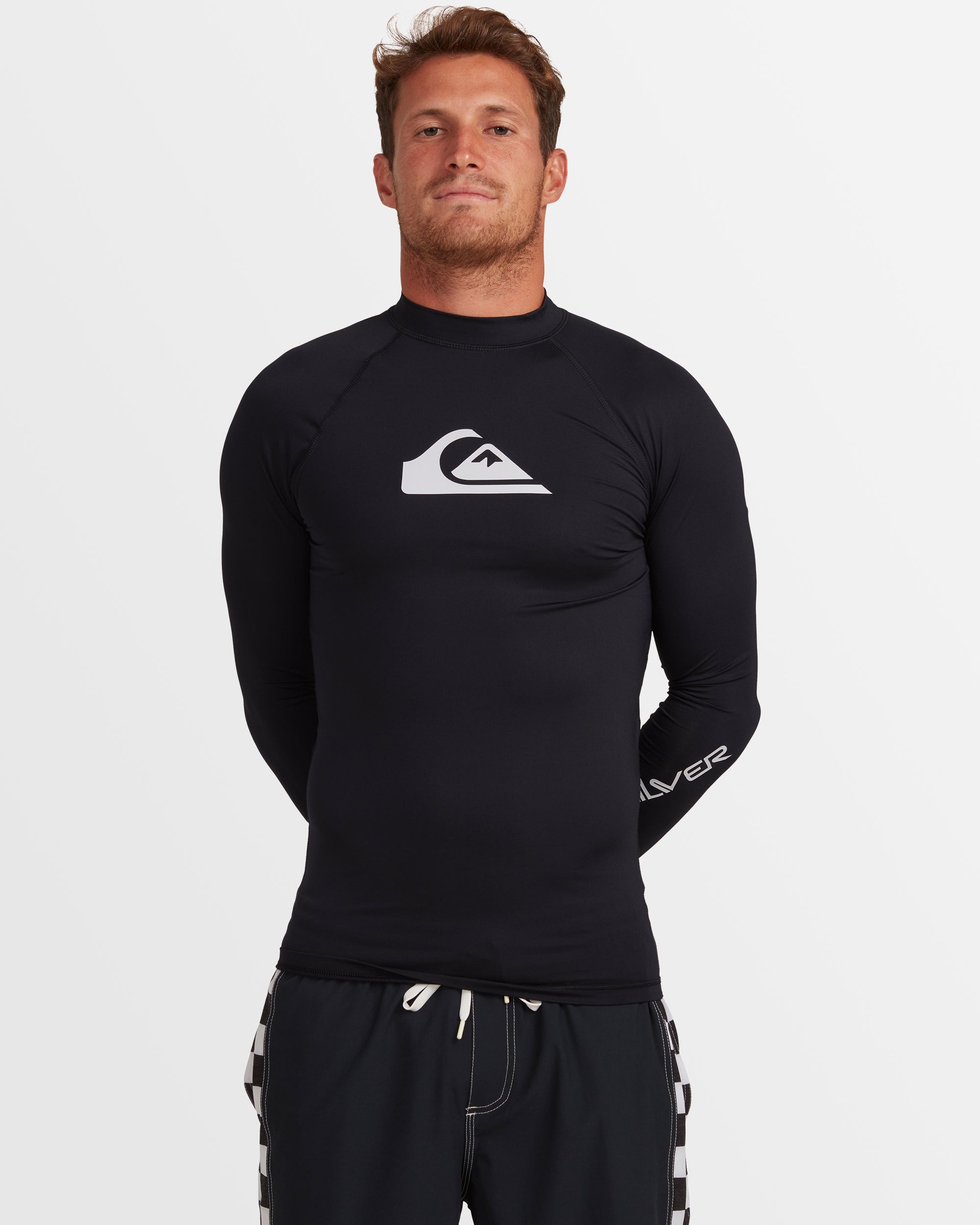 QUIKSILVER Mens All Time Long Sleeve Upf 50 Rash Vest