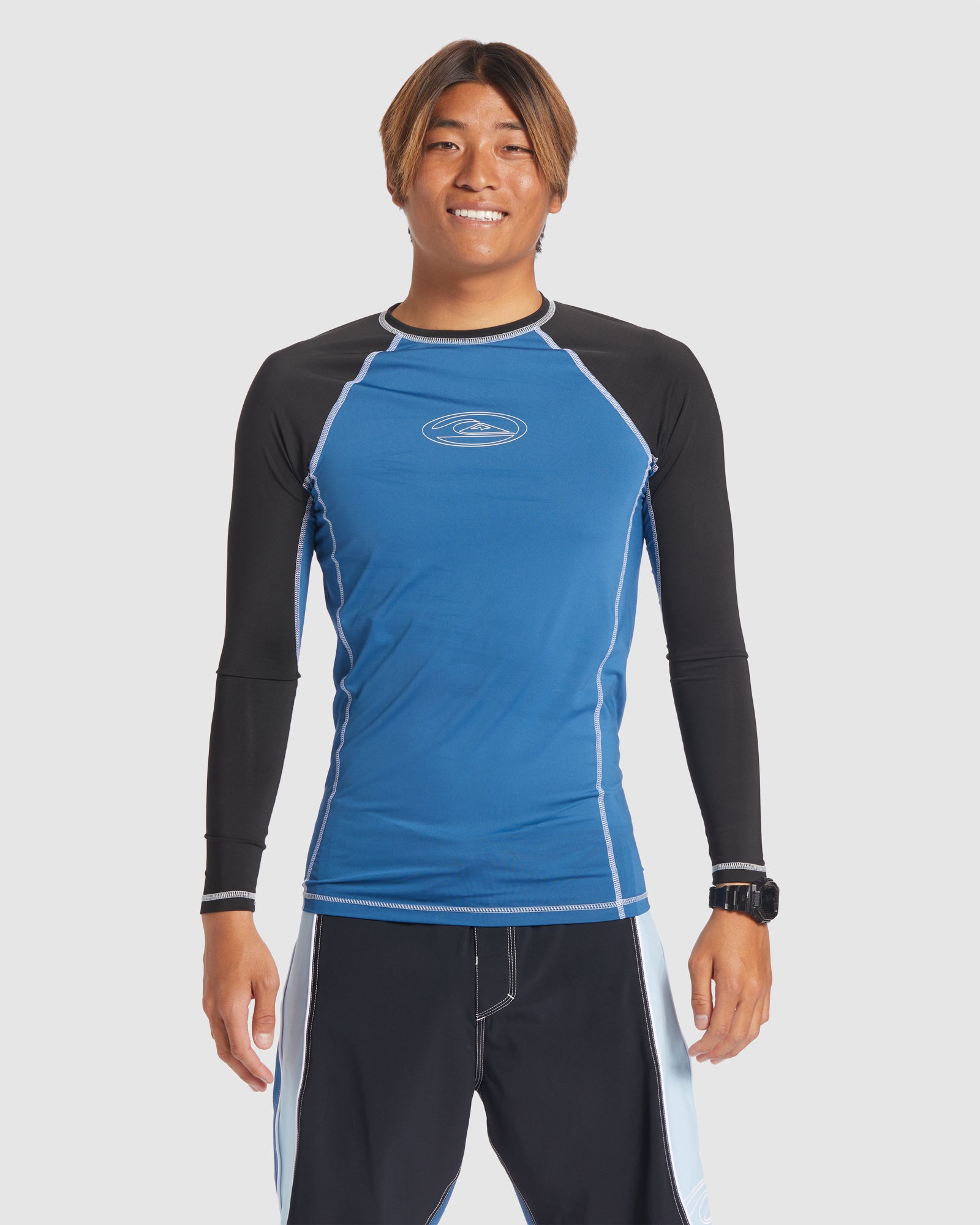 QUIKSILVER Mens Saturn Protection Long Sleeve Upf 50 Rash Vest