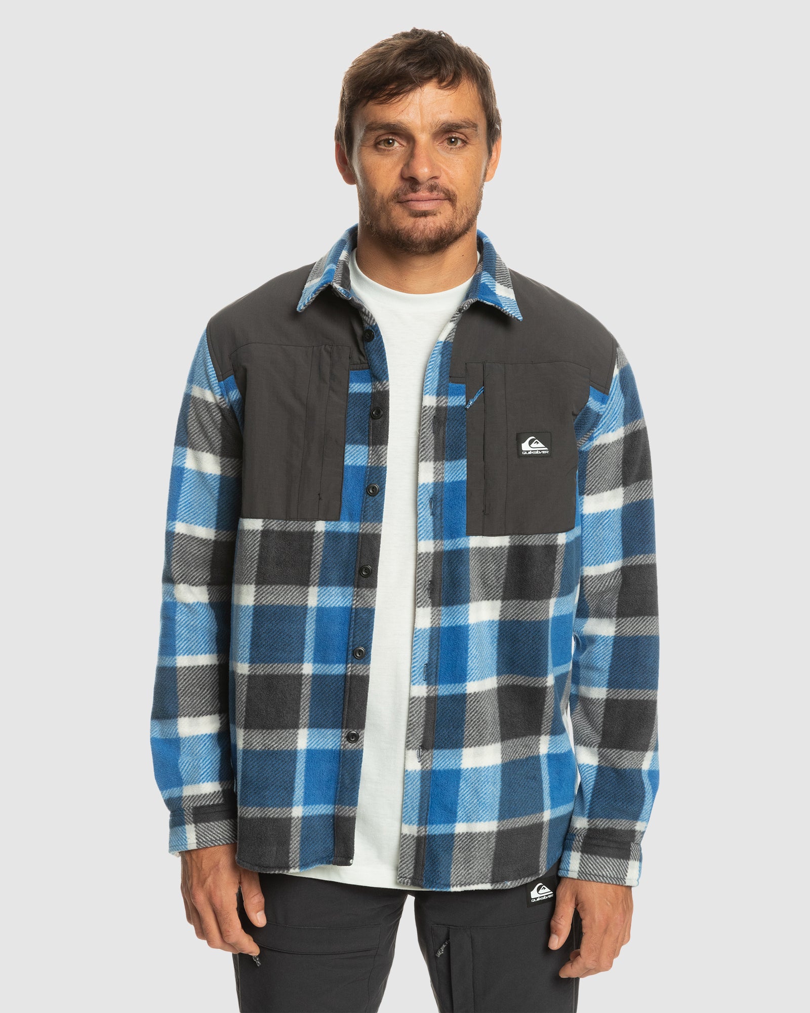 QUIKSILVER Mens North Seas Long Sleeve Shirt