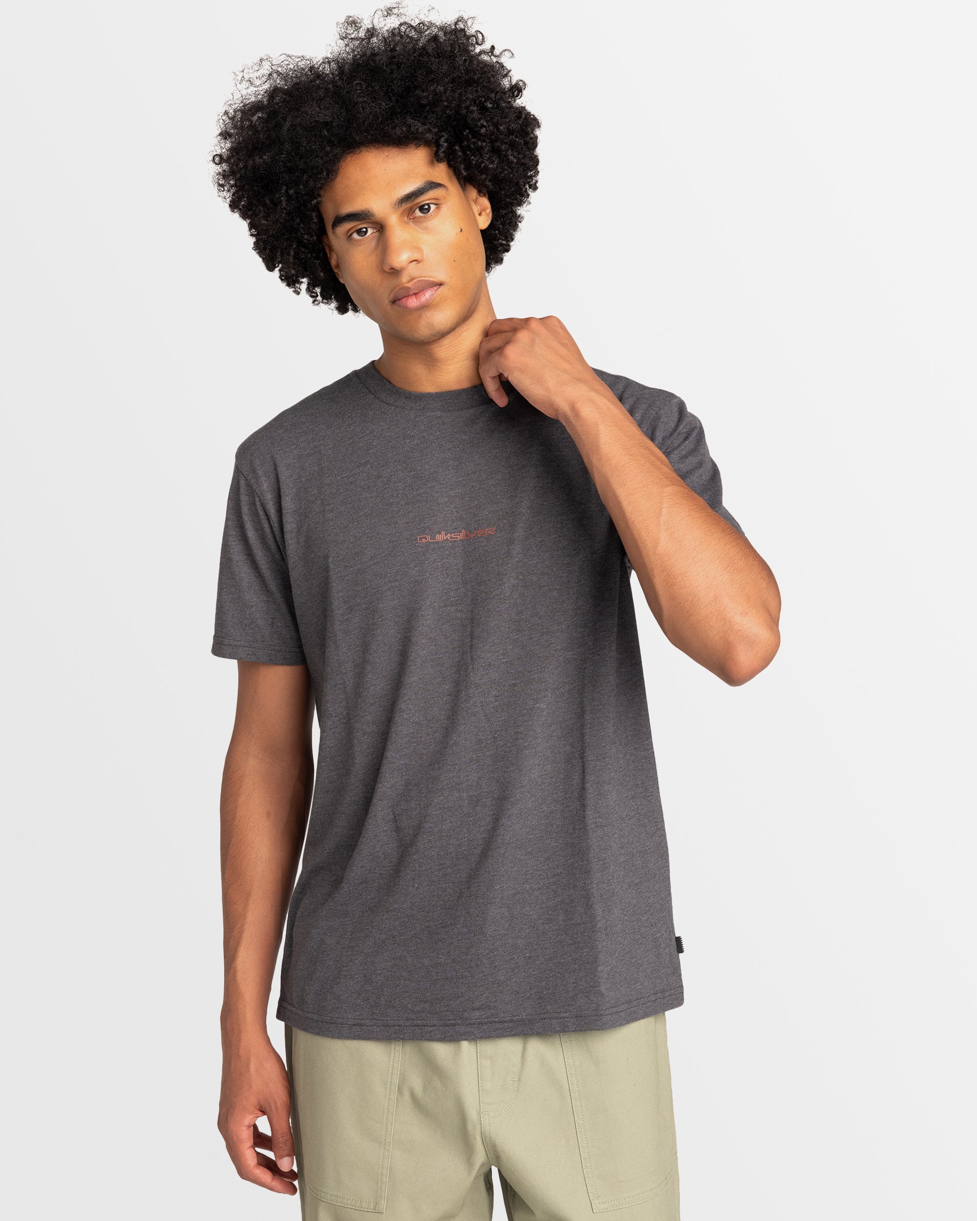 QUIKSILVER Mens Abstract Nature Short Sleeve T-Shirt