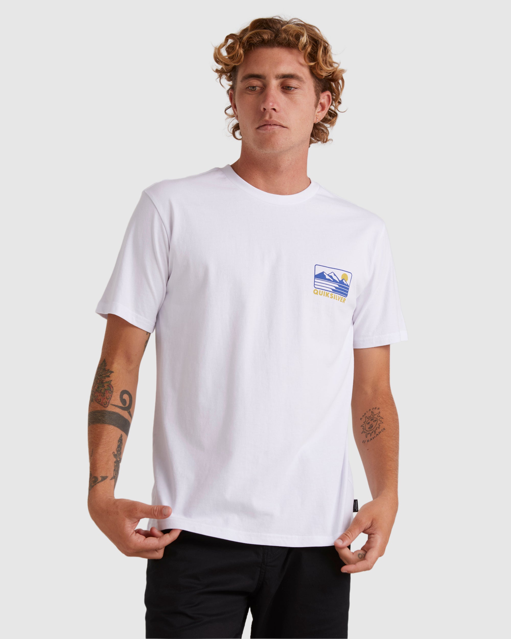 QUIKSILVER Mens Outer Island T-Shirt