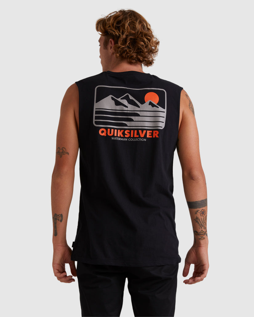 Mens Outer Island Sleeveless Muscle T-Shirt