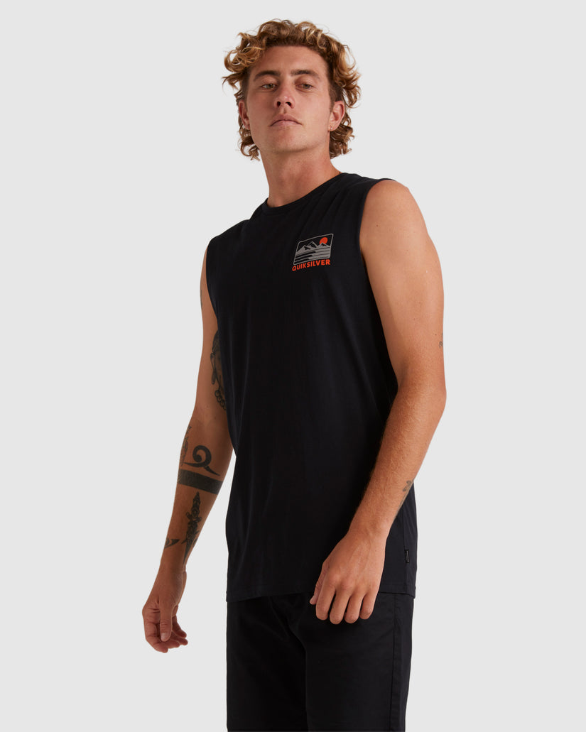 Mens Outer Island Sleeveless Muscle T-Shirt