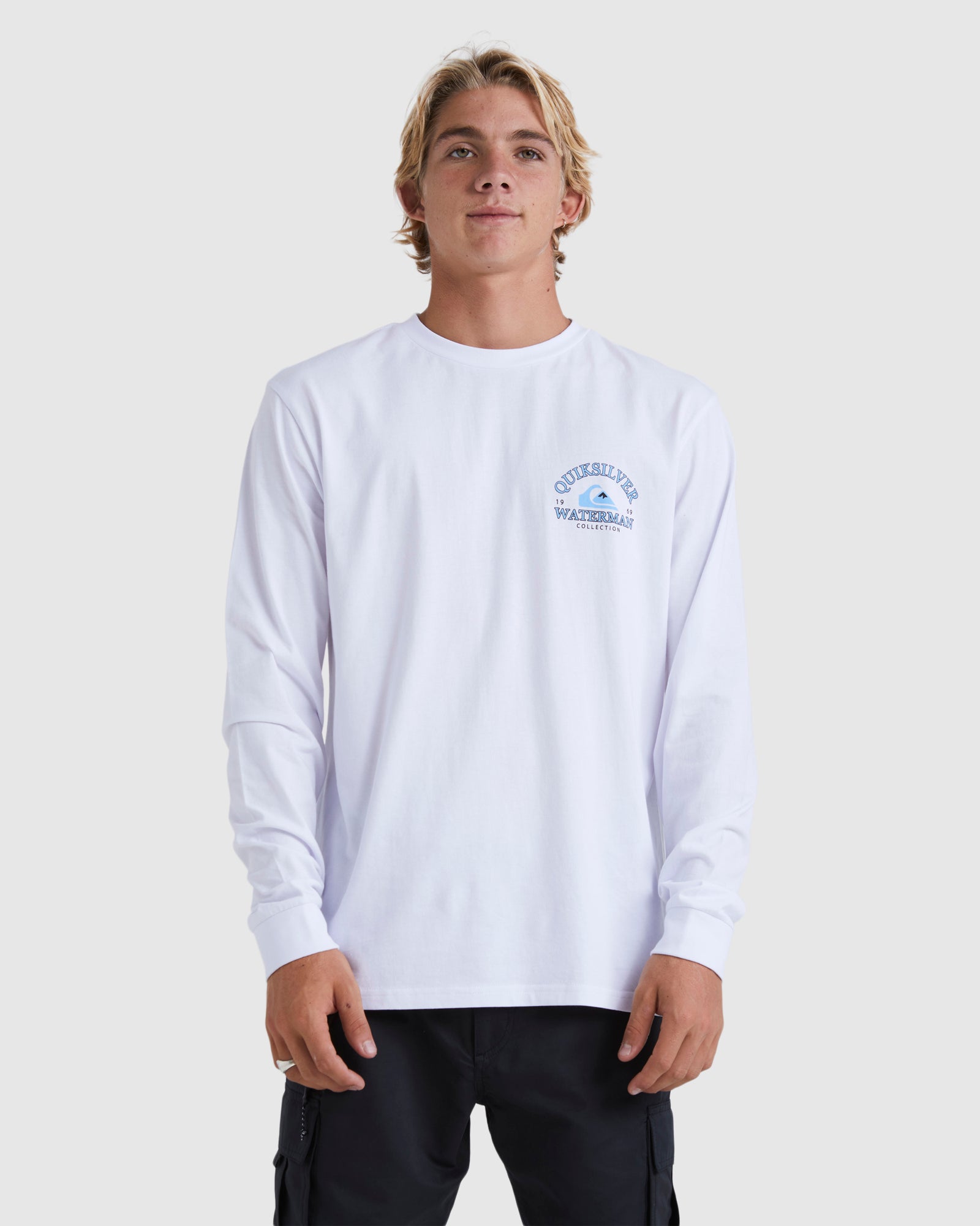 QUIKSILVER Mens Blue Dreams Long Sleeve T-Shirt