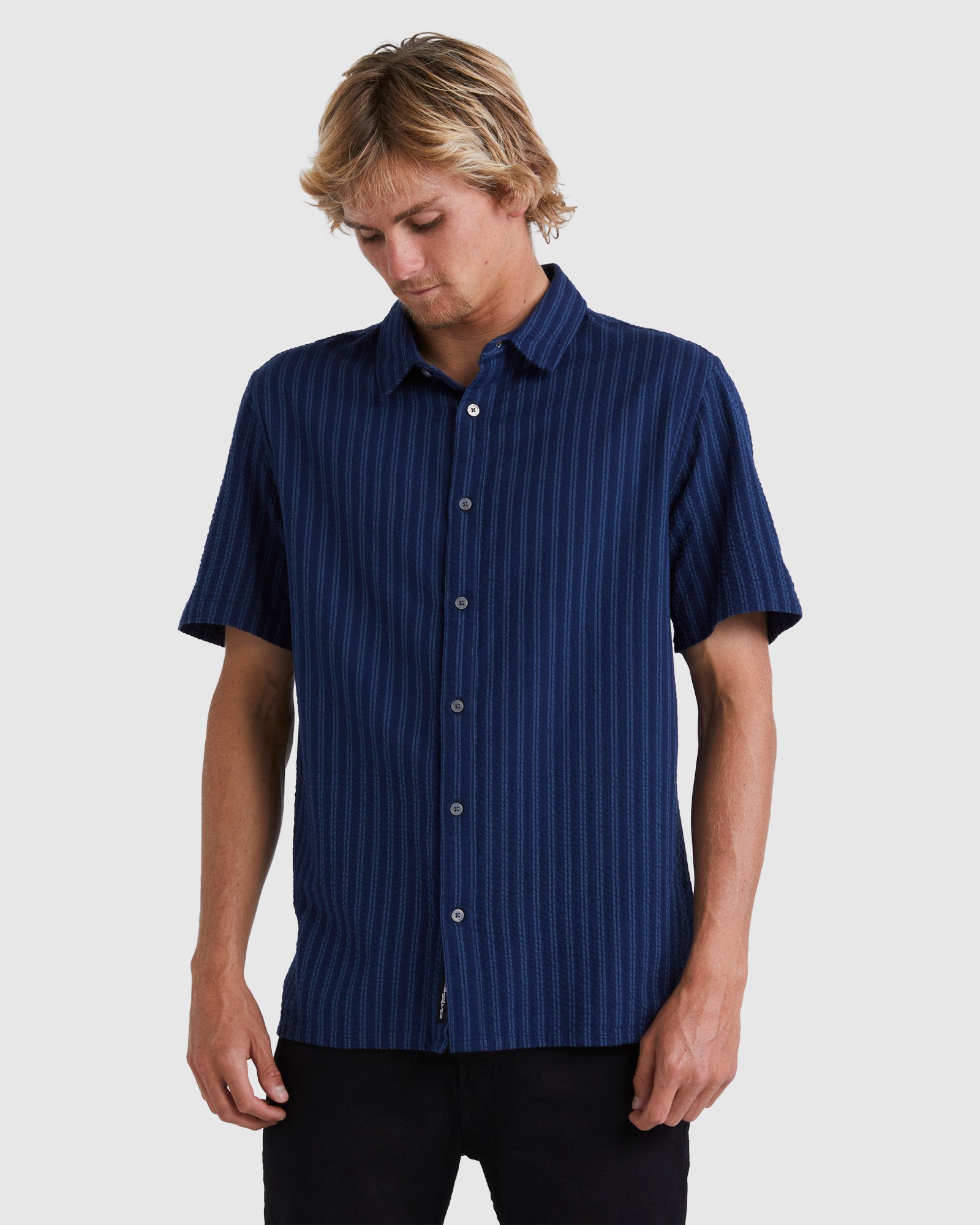 QUIKSILVER Mens Streak Short Sleeve Shirt