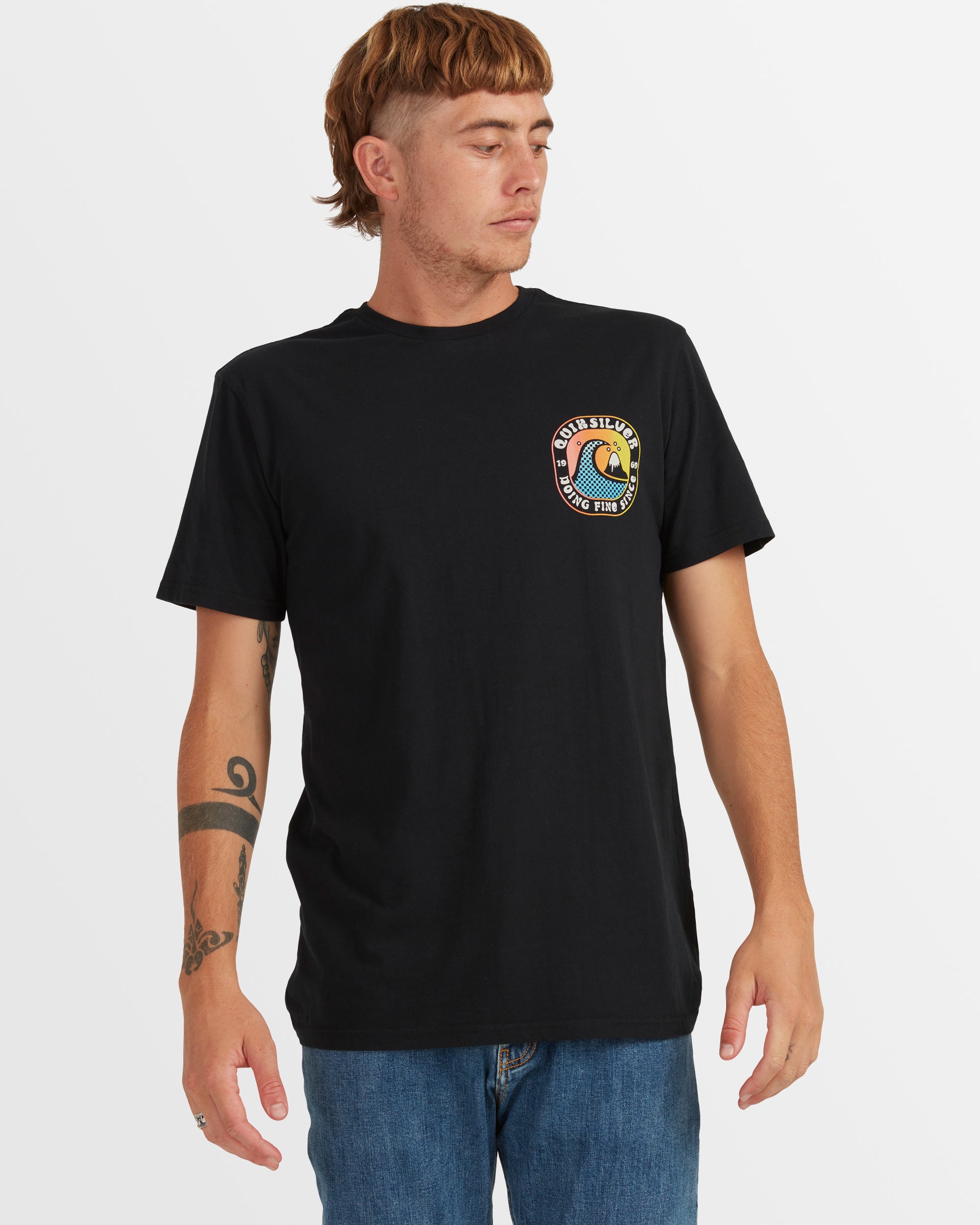 QUIKSILVER Mens Another Story T-Shirt