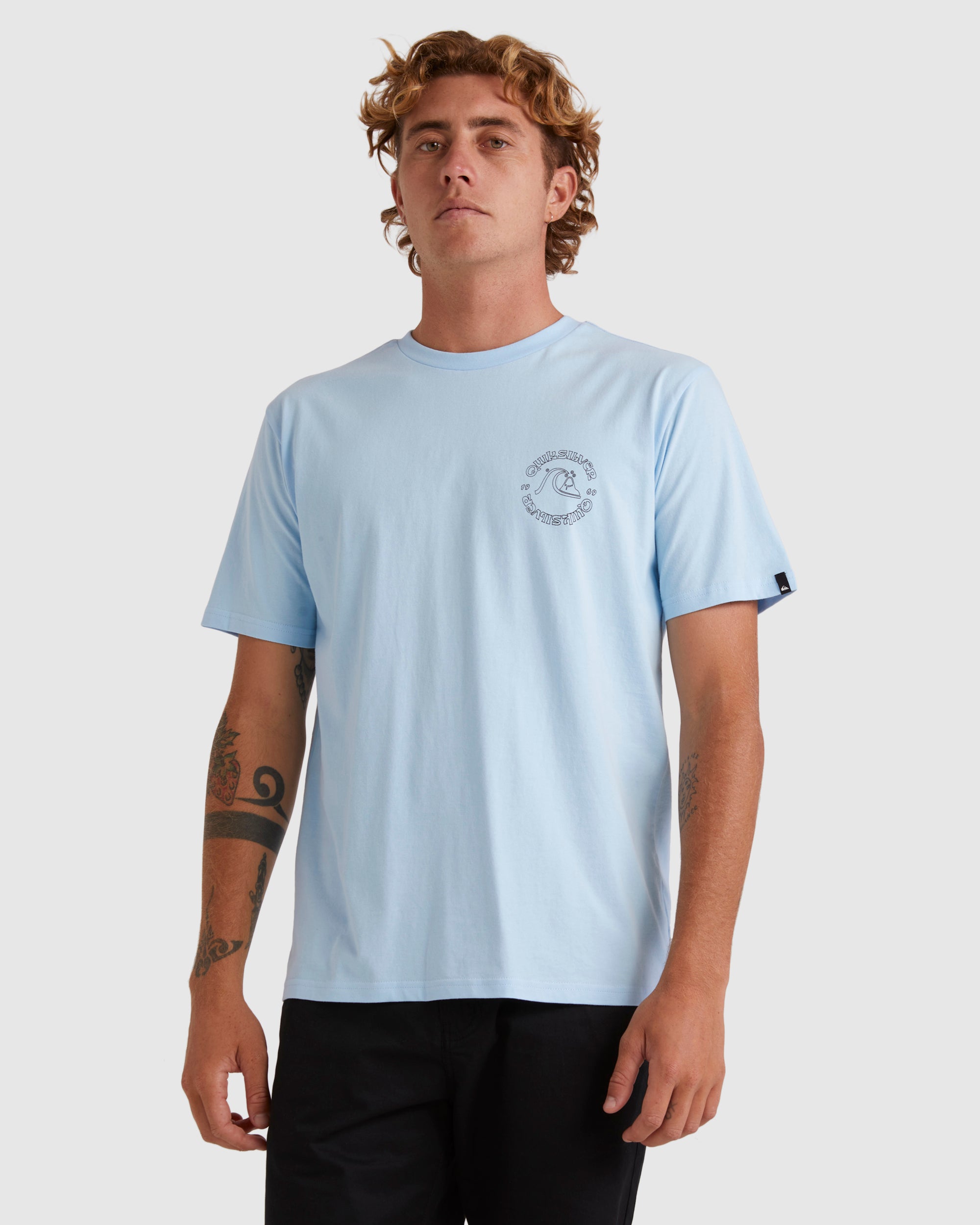 QUIKSILVER Mens Bubble Outline T-Shirt