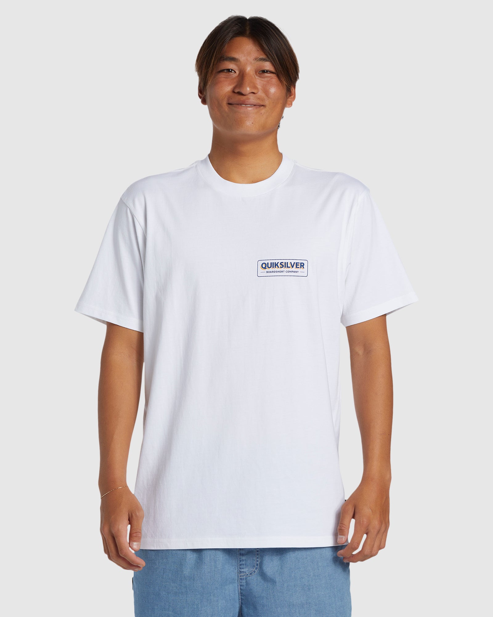 QUIKSILVER Mens Quik Sign Short Sleeve T-Shirt