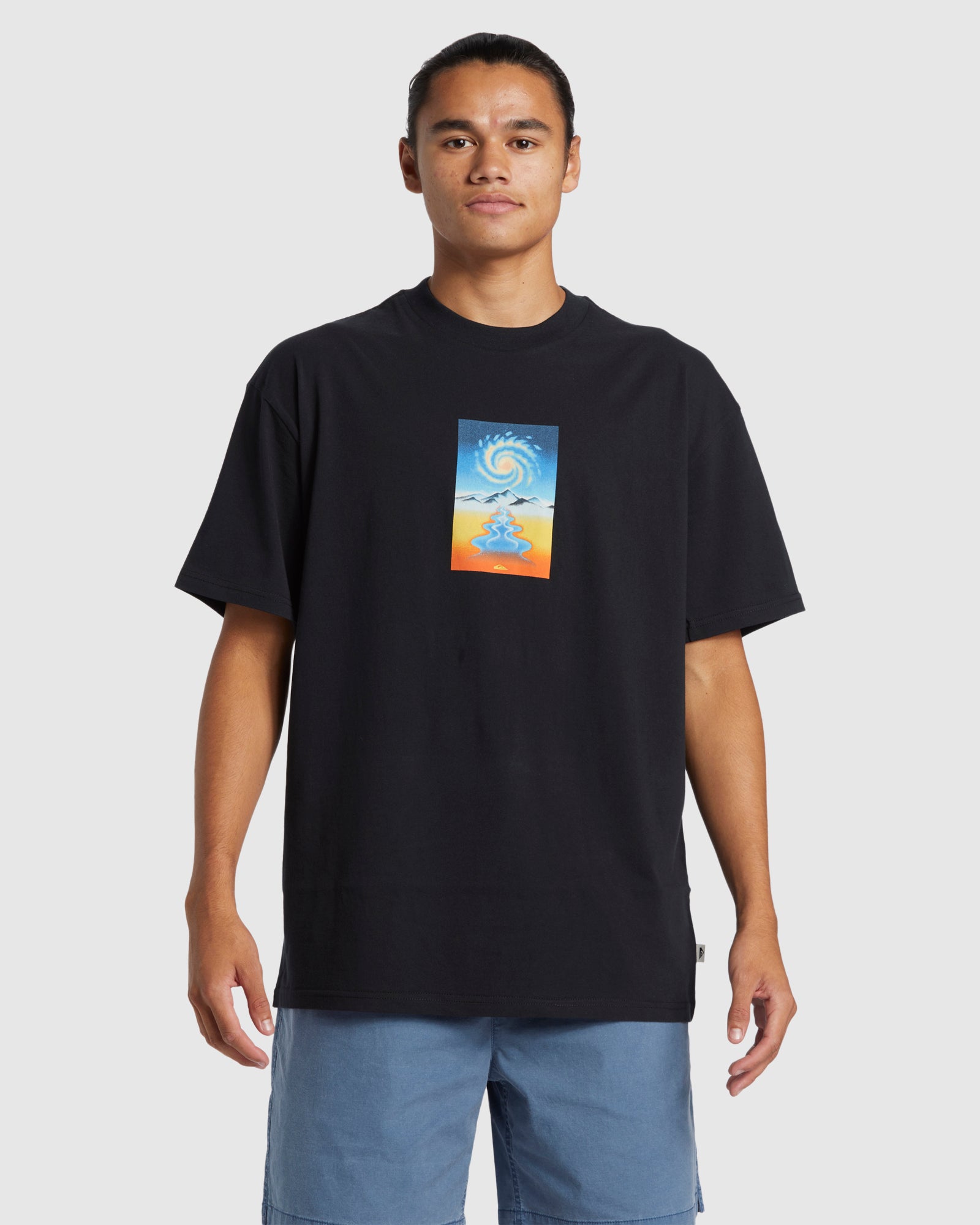 QUIKSILVER Mens Cosmic Vibrations Short Sleeve T-Shirt