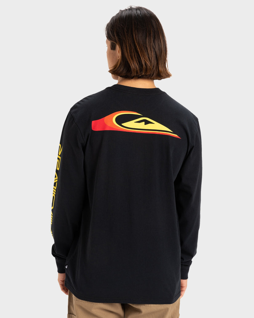 Mens Warp Drive Long Sleeve T-Shirt