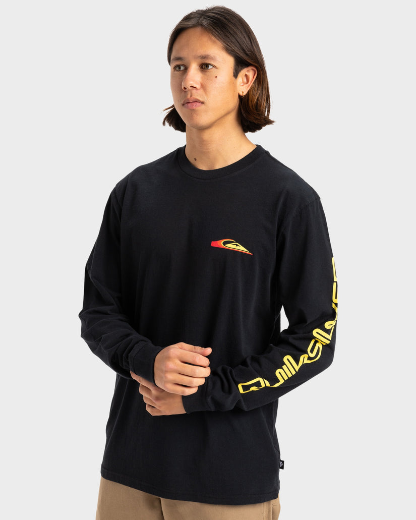 Mens Warp Drive Long Sleeve T-Shirt