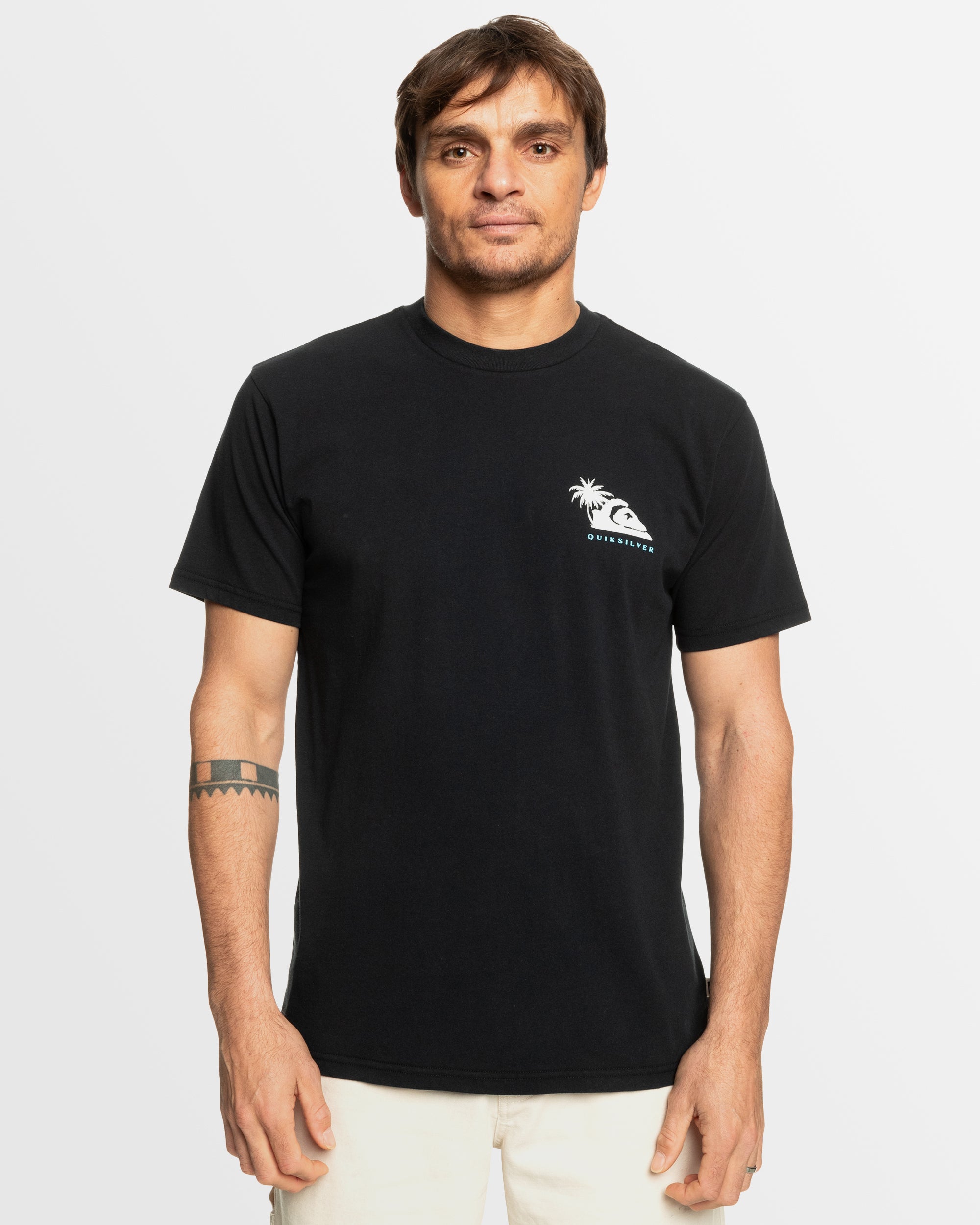 QUIKSILVER Mens Palm Island T-Shirt