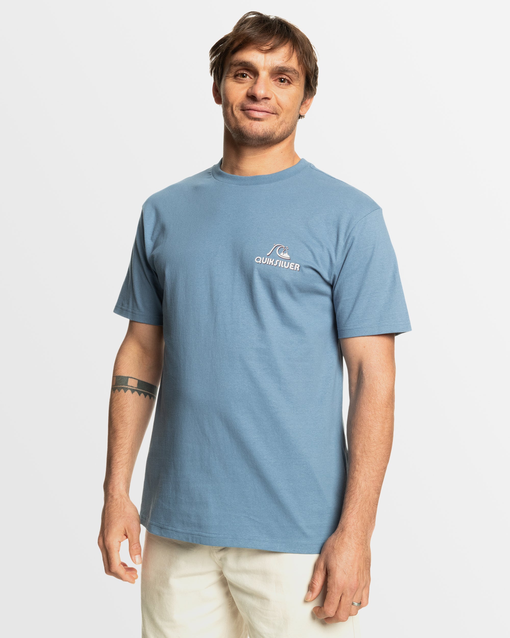 QUIKSILVER Mens Retro Bubble T-Shirt