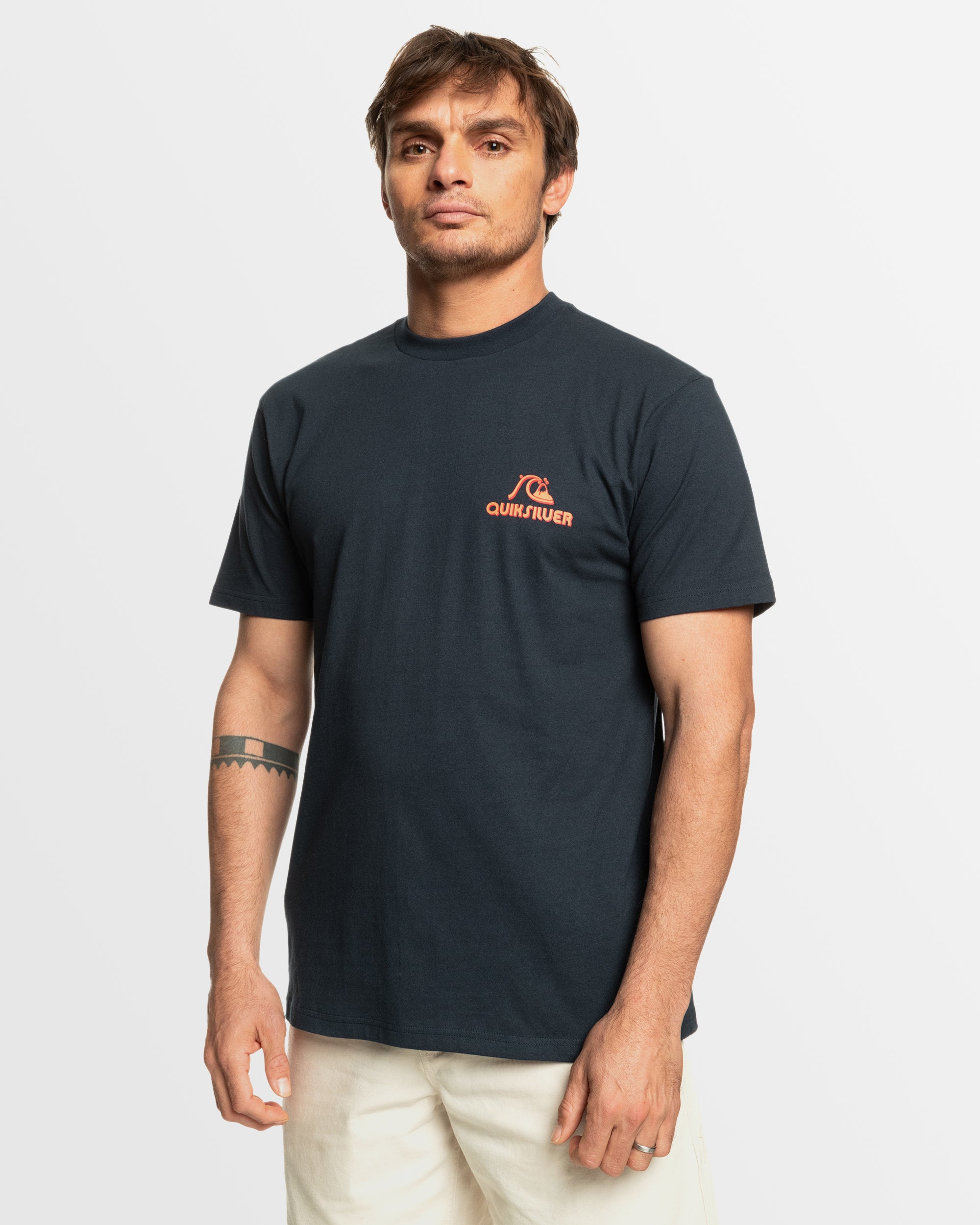 QUIKSILVER Mens Retro Bubble T-Shirt