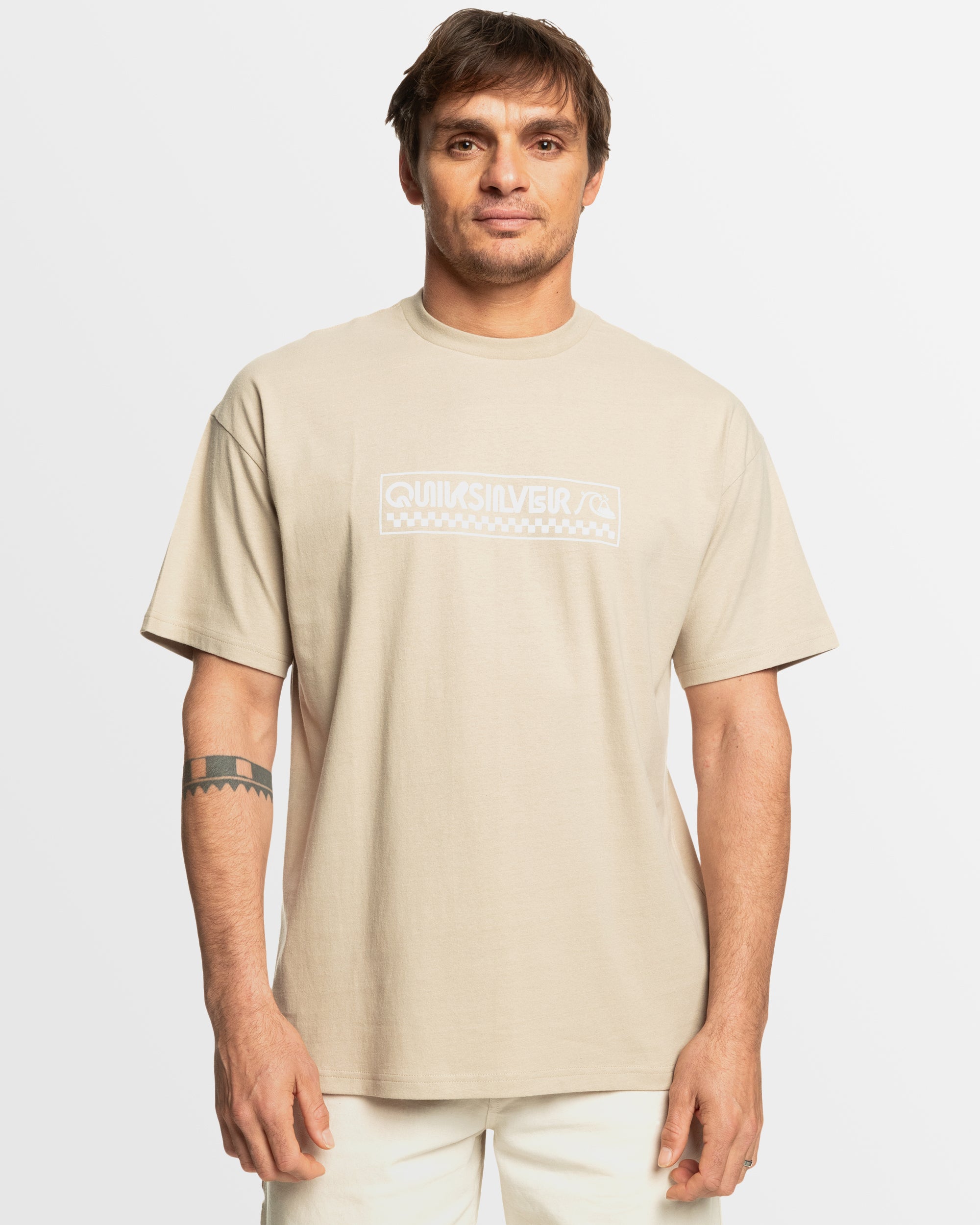 QUIKSILVER Mens Bubble Check T-Shirt